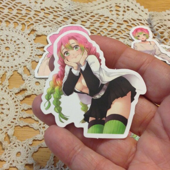 Mature  Anime Stickers for cellphone, hydration bottles, Kanroji - Picture 2 of 7